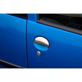 Хромированные Накладки на Ручки Дверей (4 шт, Нержавейка) Toyota Aygo 2007-2014 гг. фото 4
