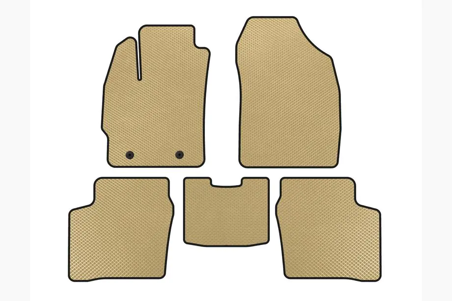 Toyota Prius 2003-2009 гг. Коврики EVA (LB, Бежевые) Image