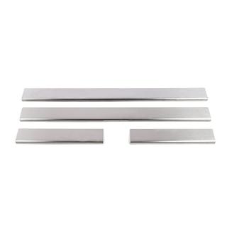 Накладки на пороги Carmos нержавейка 4 шт Toyota Corolla 2002-2007 гг. фото 2