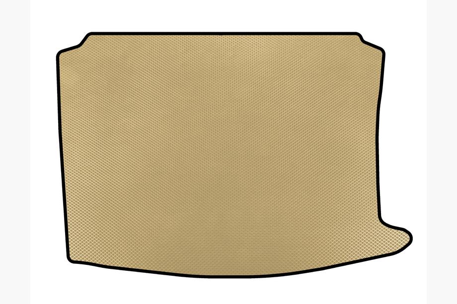 Seat Leon 1999-2005 гг. Коврик в багажник EVA (HB, 5-дверный, Бежевый) Image