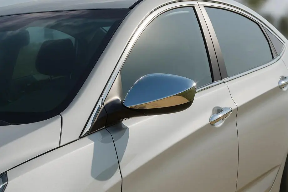 Hyundai Elantra (MD/UD) 2011-2015 гг. Накладки на зеркала без повторителя (2 шт., нержавейка) Image