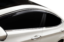 Hyundai Elantra (MD/UD) 2011-2015 гг. Полный комплект окантовки стекол (10 шт, нержавейка) фото 1