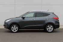 Hyundai IX-35 2010-2015 гг. Комплект хромированных накладок на окна (10 шт, нержавейка) фото 2