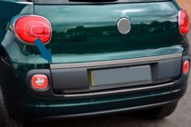 Fiat 500/500L 2013-2022 гг. Накладка на багажник нержавейка Carmos - Турецкая Нержавеющая Сталь фото 3