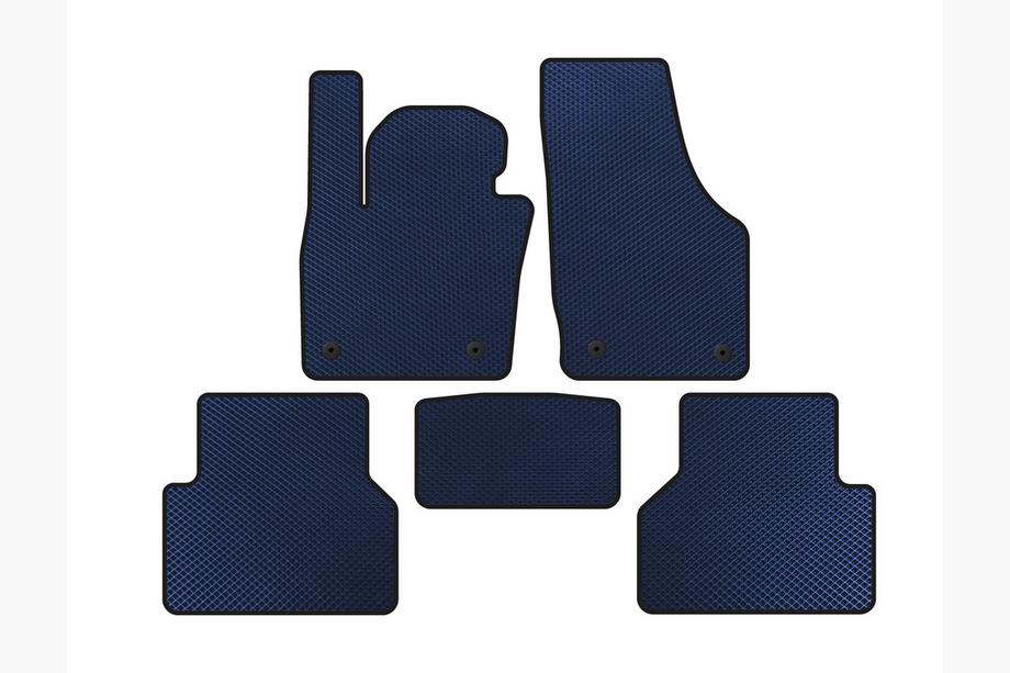 Audi Q3 2011-2019 гг. Коврики EVA (Синие) Image