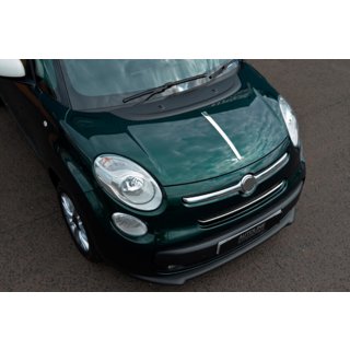 Накладка на капот (нержавейка) Fiat 500/500L 2013-2022 гг. фото 2