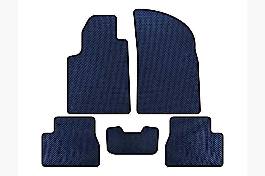 Citroen C-3 2002-2009 гг. Коврики EVA (Синие) Image