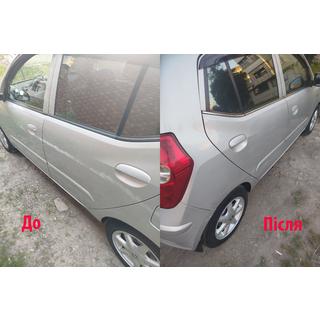 Окантовка окон нержавейка (6 шт) Hyundai I-10 2008-2013 гг. фото 3