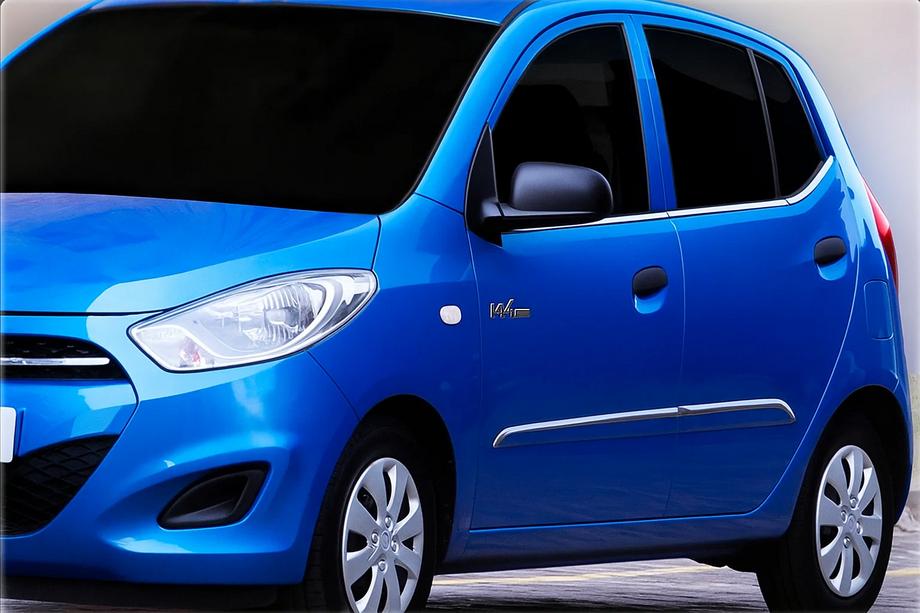 Hyundai I-10 2008-2013 гг. Окантовка окон нержавейка (6 шт) Image