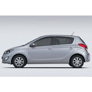 Хромированные Накладки на Ручки (4 шт., Нержавейка) Hyundai I-20 2012-2014 гг. фото 1