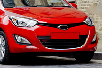 Hyundai I-20 2012-2014 гг. Хромированная окантовка решетки радиатора (нерж. сталь) фото 1