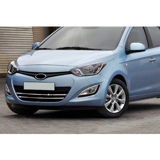 Хромированные Накладки на Противотуманные Фары (2 шт., Нержавеющая Сталь) Hyundai I-20 2012-2014 гг. фото 1