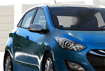 Hyundai I-30 2012-2017 гг. Накладки на зеркала без поворотника (2 шт., нержавейка) фото 1