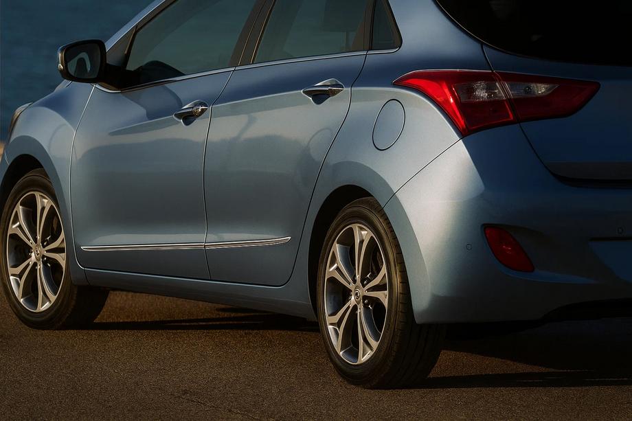 Hyundai I-30 2012-2017 гг. Дверные молдинги нержавейка (4 шт) Image