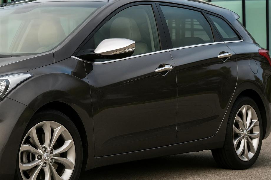 Hyundai I-30 2012-2017 гг. Молдинги боковых стекол (SW, нержавейка) Image