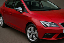Seat Leon 2013-2020 гг. Накладки на Зеркала (2 шт., Нержавейка) фото 2