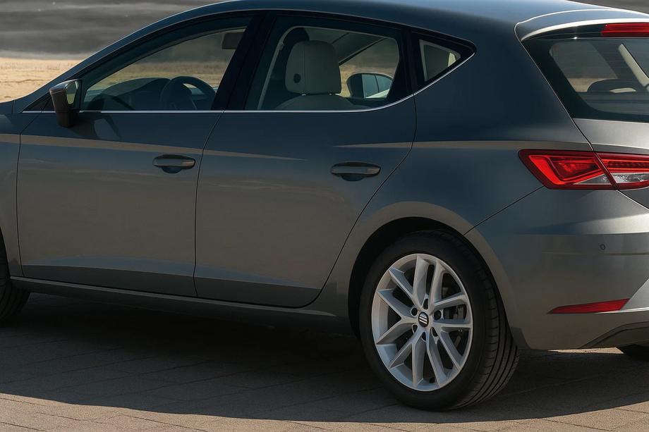 Seat Leon 2013-2020 гг. Молдинги Окон Нержавейка 5-дверный 8 шт Image