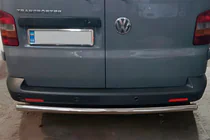 Volkswagen T5 Multivan 2003–2010 гг. Задняя дуга AK002 (нержавейка) фото 1