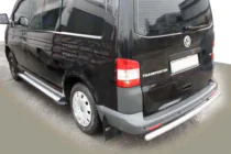 Volkswagen T5 Multivan 2003–2010 гг. Задняя дуга AK002 (нержавейка) фото 6