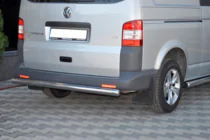 Volkswagen T5 Multivan 2003–2010 гг. Задняя дуга AK002 (нержавейка) фото 4