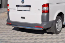 Volkswagen T5 Multivan 2003–2010 гг. Задняя дуга AK002 (нержавейка) фото 3