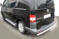 Volkswagen T5 Caravelle 2004-2010 гг. Задняя дуга AK002 (нержавейка) фото 5