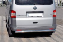 Volkswagen T5 Caravelle 2004-2010 гг. Задняя дуга AK002 (нержавейка) фото 1