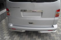 Volkswagen T5 Multivan 2003–2010 гг. Задние уголки AK003 (2 шт., нержавейка) фото 8