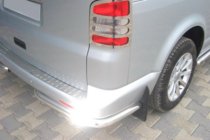 Volkswagen T5 Multivan 2003–2010 гг. Задние уголки AK003 (2 шт., нержавейка) фото 9