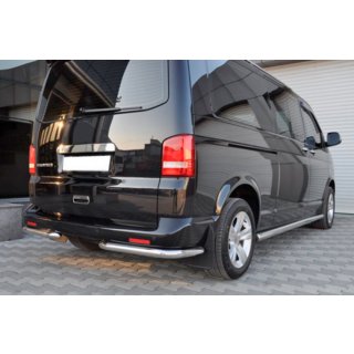 Задние уголки AK003 (2 шт., нержавейка) Volkswagen T5 Caravelle 2004-2010 гг. фото 4