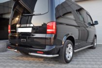 Volkswagen T5 2010-2015 гг. Задние уголки AK003 (2 шт., нержавейка) фото 8