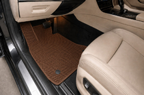 BMW 7 серия F01/F02 2008-2015 гг. Коврики EVA (для F01, Коричневые) фото 1