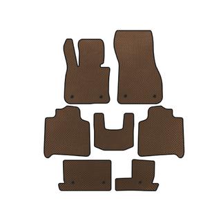 Коврики EVA (Для F46, 3 ряда, Коричневые) BMW 2 серия Active Tourer F45/F46 2014-2021 гг.