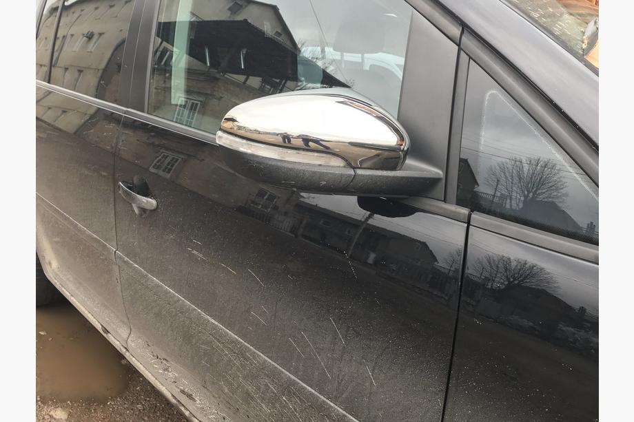 Volkswagen Touran 2010-2015 гг. Накладки на Зеркала (2 шт, Нержавеющая Сталь) Фото 3