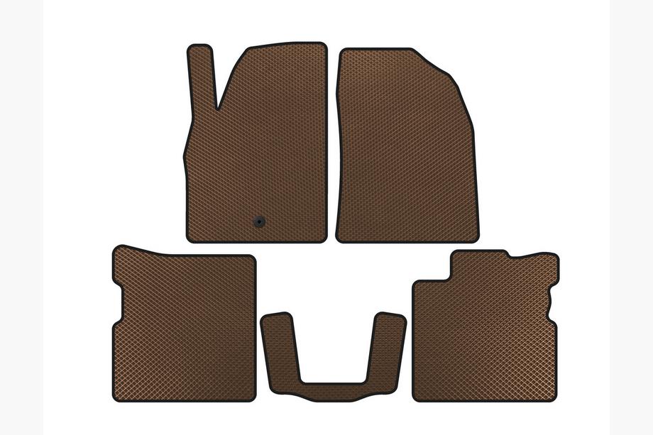 Chevrolet HHR 2005-2011 гг. Коврики EVA (Коричневые) Image