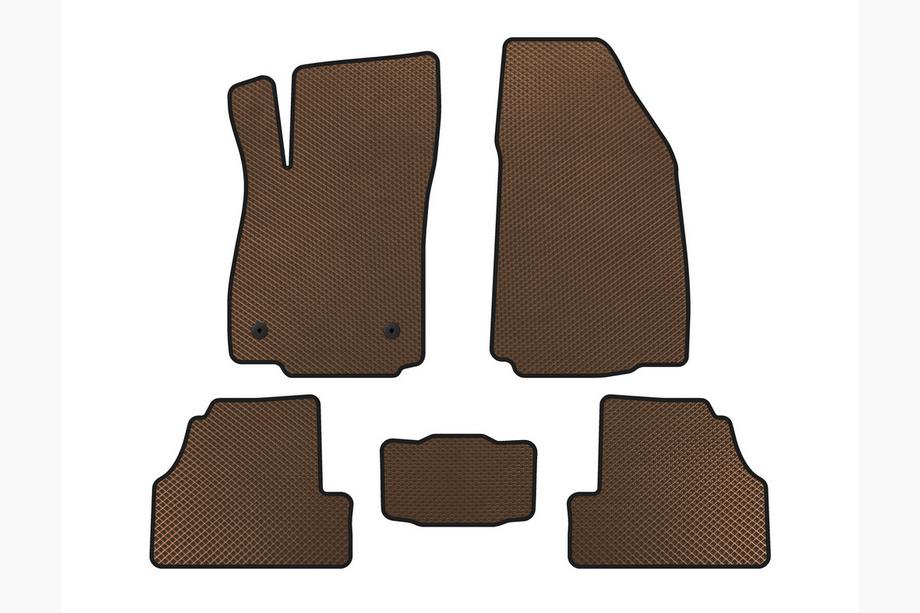 Chevrolet Trax 2012-2023 гг. Коврики EVA (2012-2019, Коричневые) Image