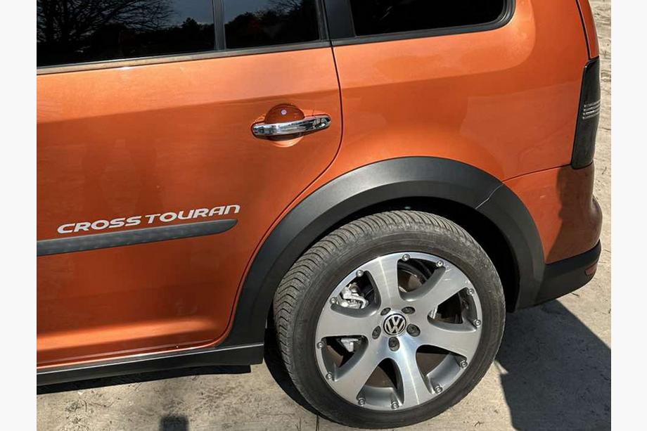 Volkswagen Touran 2010-2015 гг. Хромированные Накладки на Ручки Дверей (4 шт, Нержавейка) Фото 3