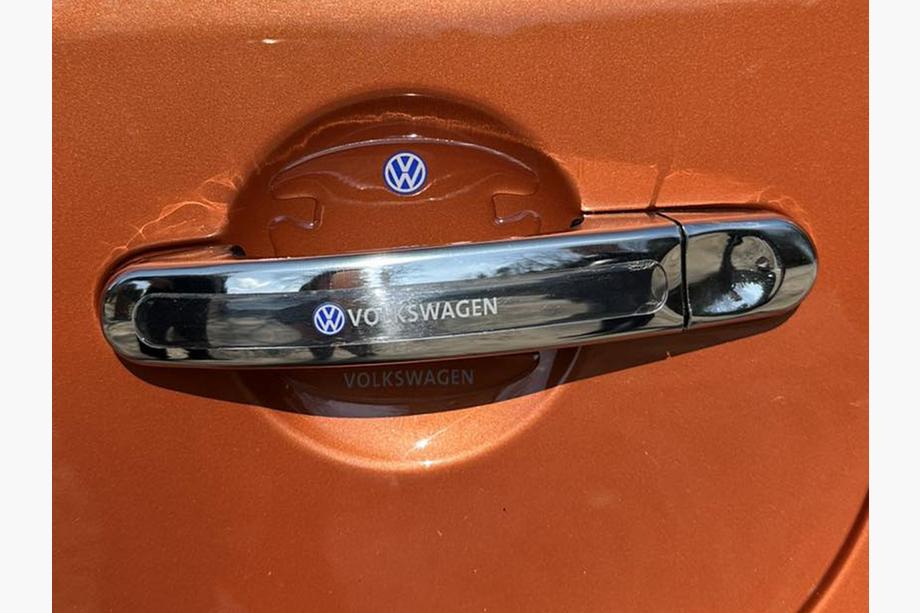 Volkswagen Touran 2010-2015 гг. Хромированные Накладки на Ручки Дверей (4 шт, Нержавейка) Фото 4