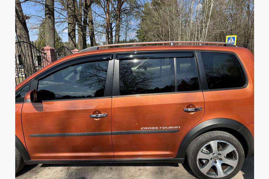 Volkswagen Touran 2010-2015 гг. Хромированные Накладки на Ручки Дверей (4 шт, Нержавейка) Фото 6