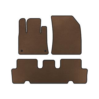 Коврики EVA V1 (2 ряда, Коричневые) Citroen C-4 Picasso 2013–2022 гг.
