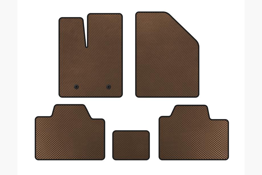 Ford Edge 2006-2014 гг. Коврики EVA (Коричневые) Image