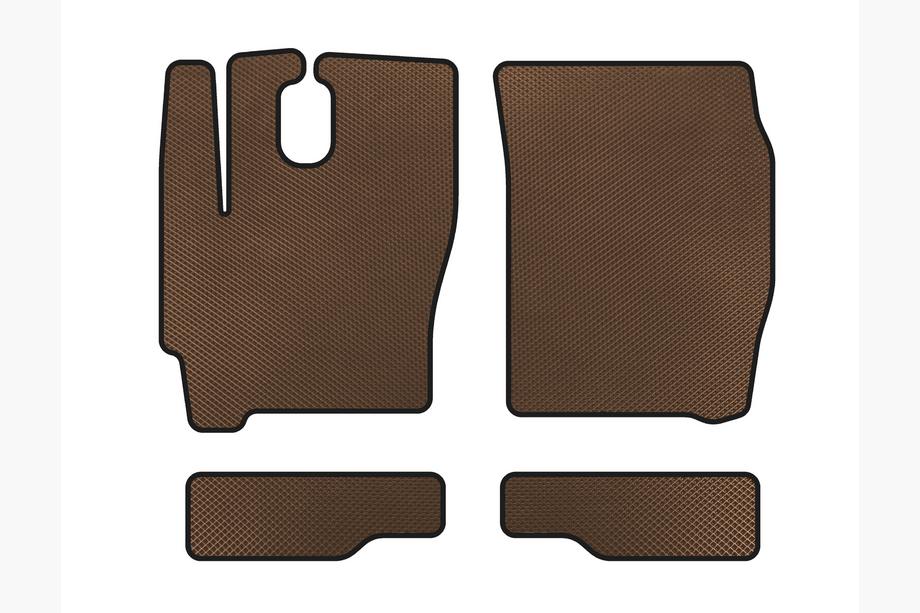 Iveco Eurocargo 2002-2008 гг. Коврики EVA (Коричневые) Image