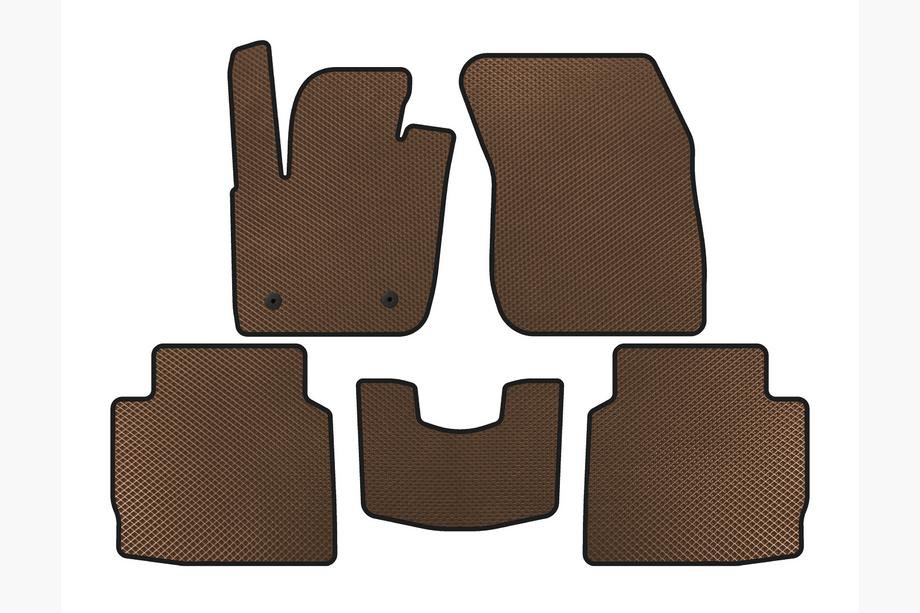 Lincoln MKZ 2012-2020 гг. Коврики EVA (2016-2020, SD, Коричневые) Image