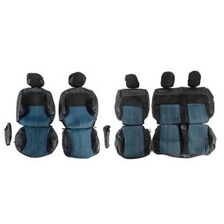 Авточехлы (Ткань и Экокожа, Premium) Peugeot Partner Tepee 2008-2018 гг. фото 1