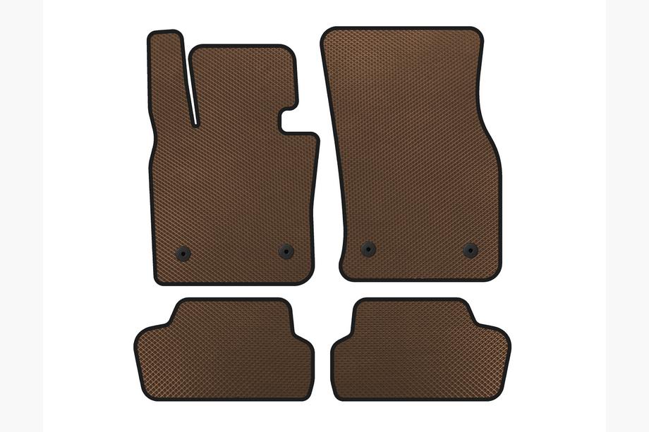 Mini Cooper F55/56/57 2014-2023 гг. Коврики EVA (для F56, Коричневые) Image