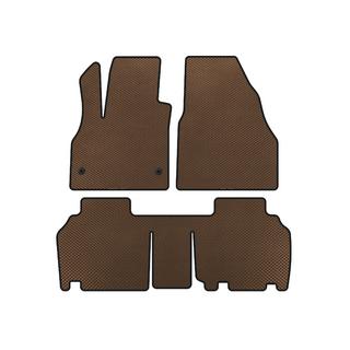 Коврики EVA (2 ряда, 5-дверный/7-местный, Коричневый) Renault Kangoo 2008–2020 гг.