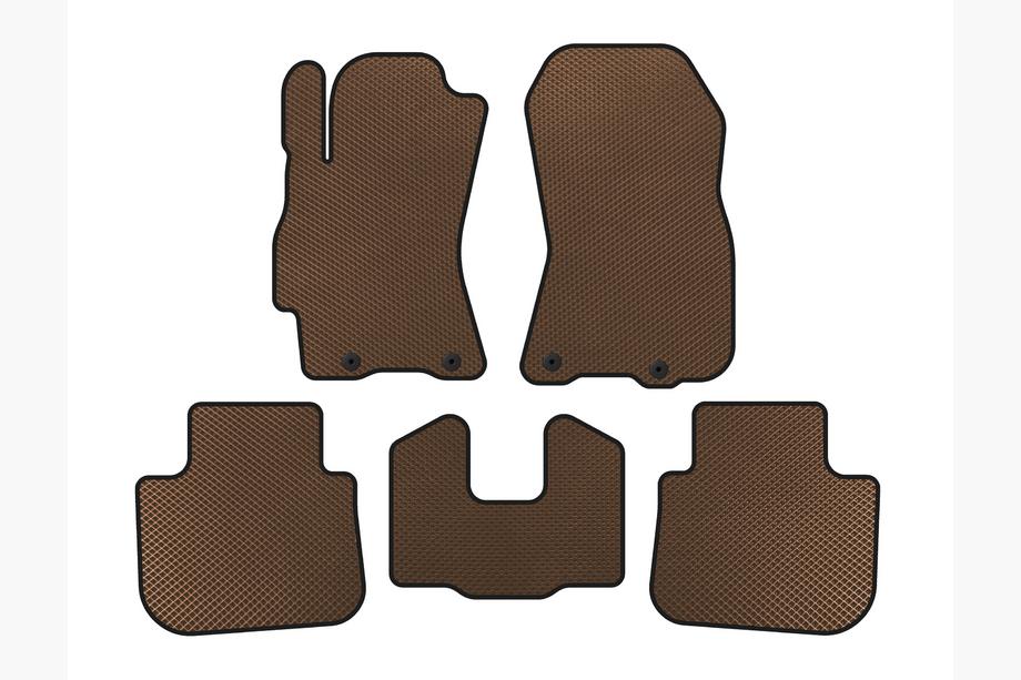 Subaru Outback 2009-2014 гг. Коврики EVA (Коричневые) Image