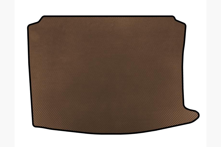 Seat Leon 1999-2005 гг. Коврик в багажник EVA (HB, 5-дверный, Коричневый) Image