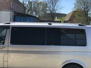 Volkswagen T5 Multivan 2003–2010 гг. Рейлинги CROWN (серый мат) фото 9