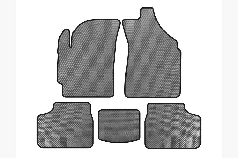 Daewoo Matiz 2009-2015 гг. Коврики EVA (Серый) Image